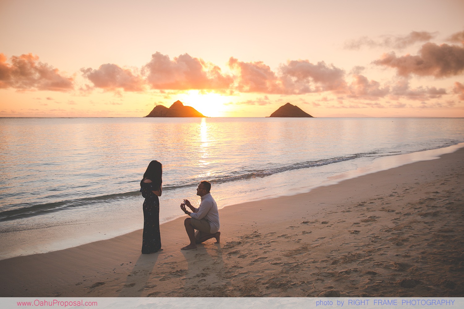 Proposing To Your Lover On The Beach In Oahu Hawaii Waikiki Honolulu 2262