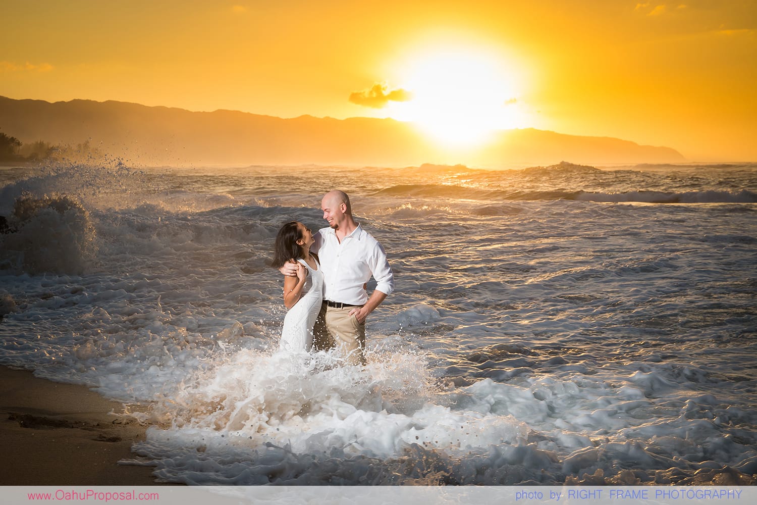 Oahu Hawaii Proposal Spots Locations Papailoa Beach North Shore Sunset