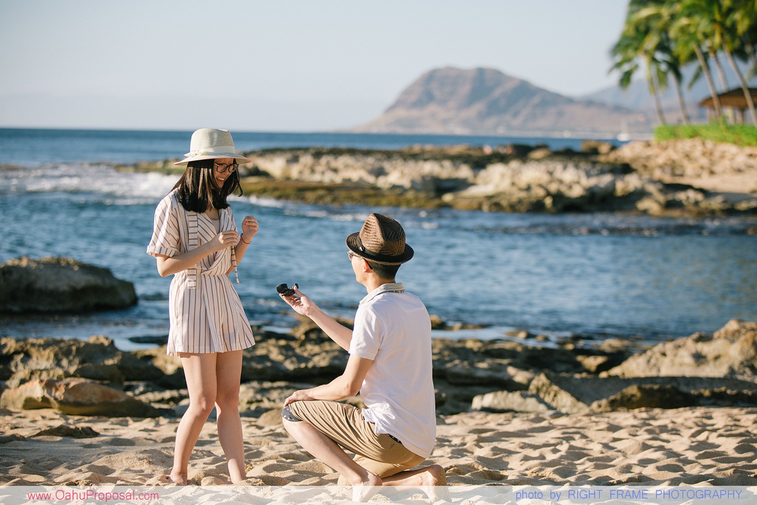 Hawaii Proposal On The Beach Hawaii Proposal Photographer