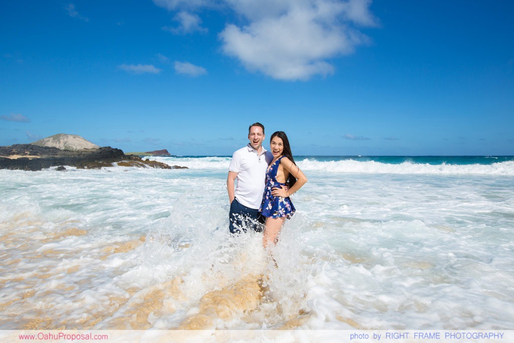 She Said Yes Surprise Proposal While Exploring East Side Of Oahu