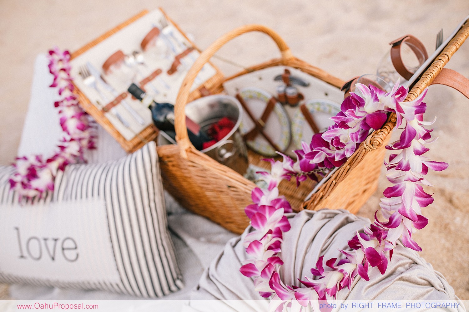 Oahu Hawaii Picnic Proposal Surprise Engagement Beach Ideas