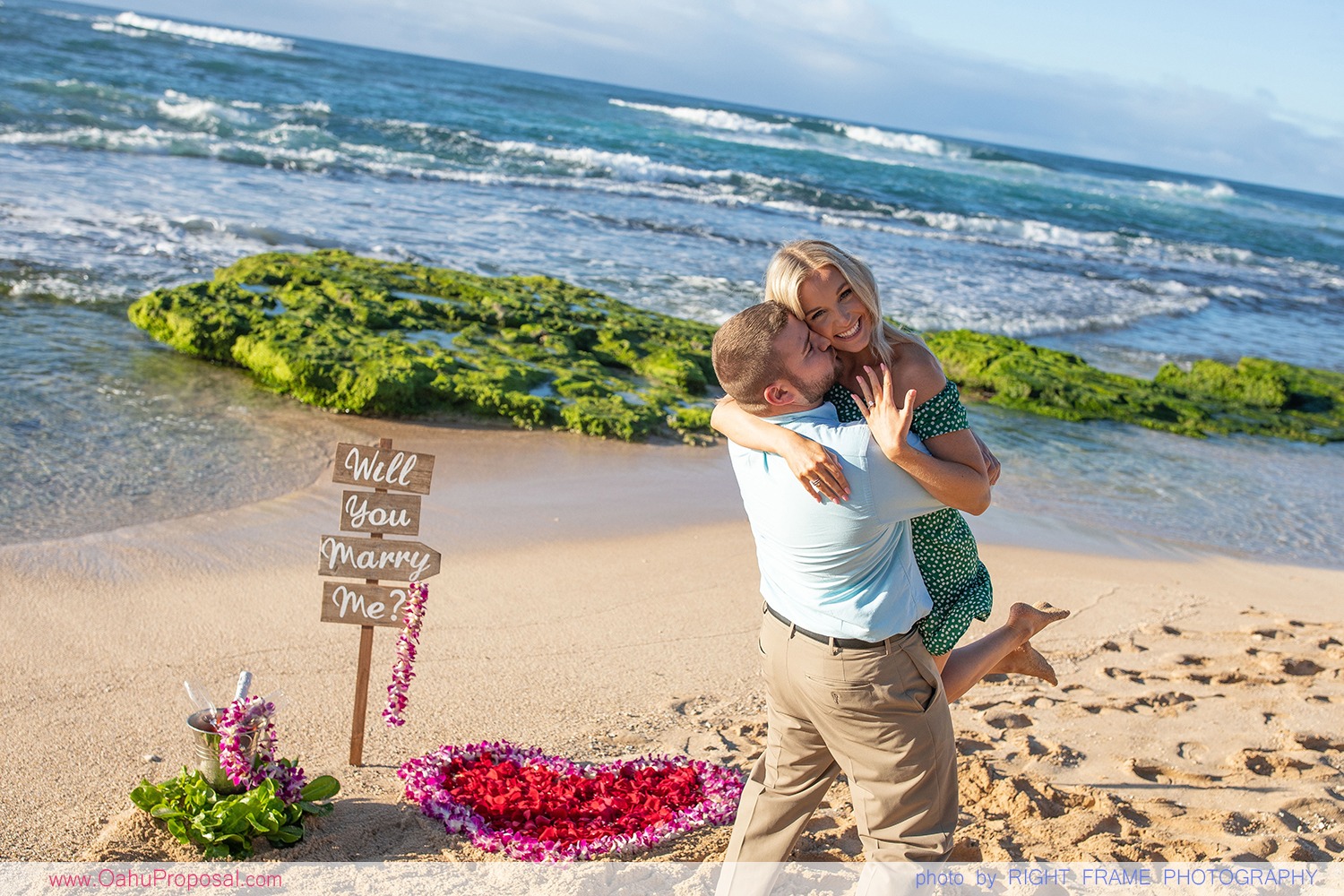 A Last Minute Magical Proposal on the North Shore of Oahu