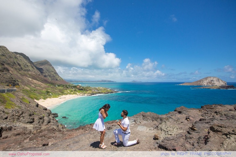 Hawaii Marriage Proposal at Makapu'u Lookout