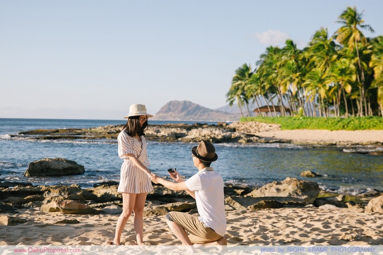 Hawaii Proposal on the Beach
