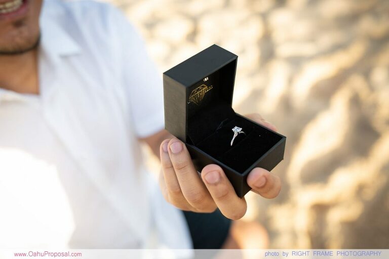 Surprise Beach Proposal at Ko'Olina ring