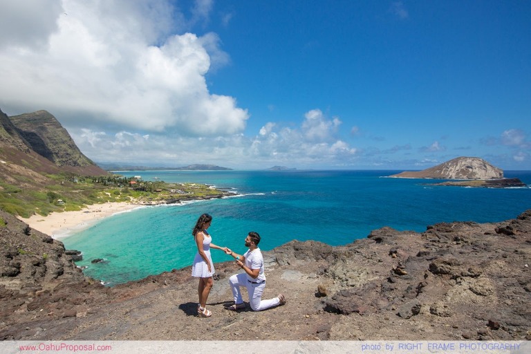Hawaii Marriage Proposal at Makapu'u Lookout