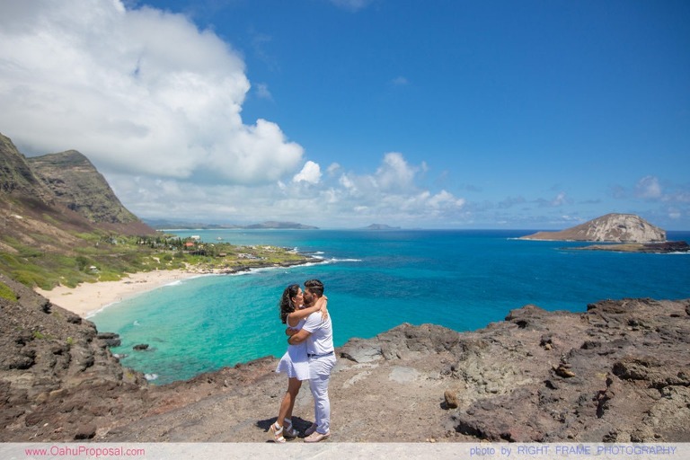 Hawaii Marriage Proposal at Makapu'u Lookout