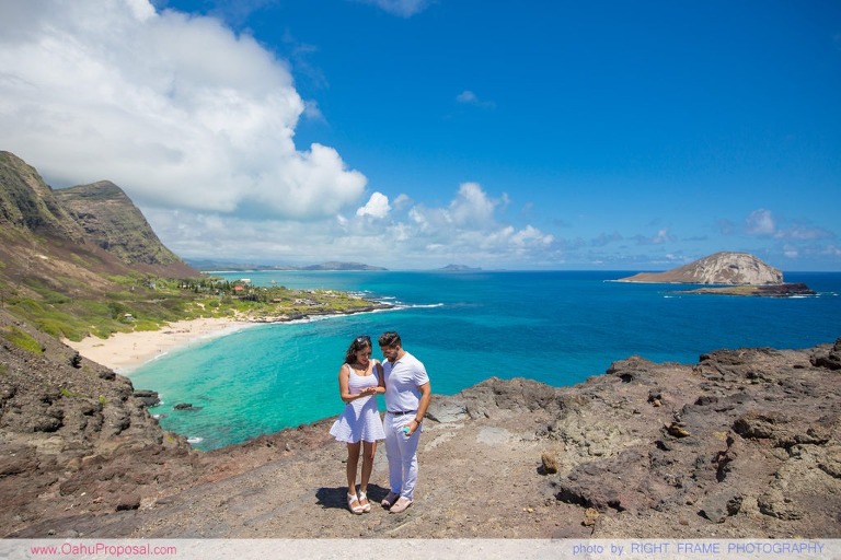 Hawaii Marriage Proposal at Makapu'u Lookout