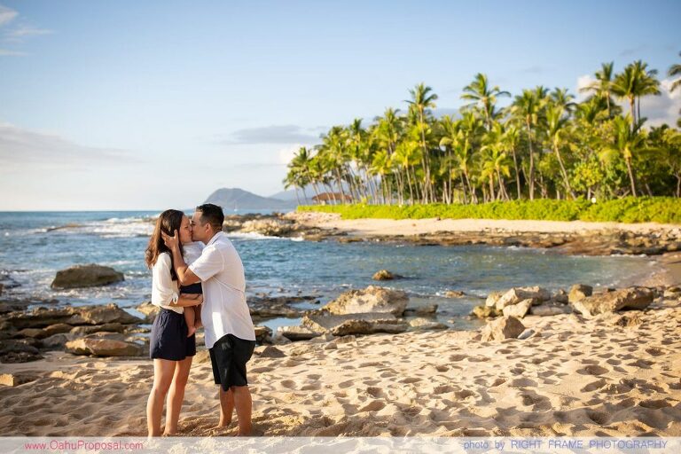 Surprise Beach Proposal at Ko'Olina