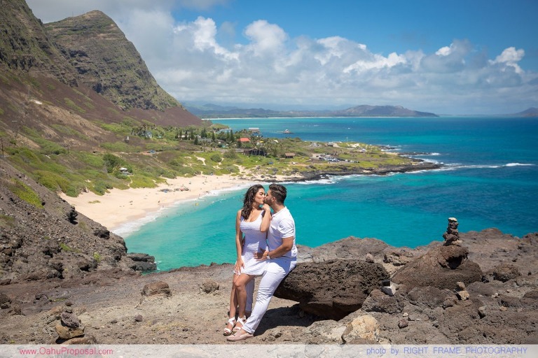 Hawaii Marriage Proposal at Makapu'u Lookout