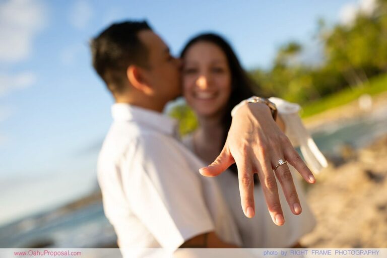 Surprise Beach Proposal at Ko'Olina