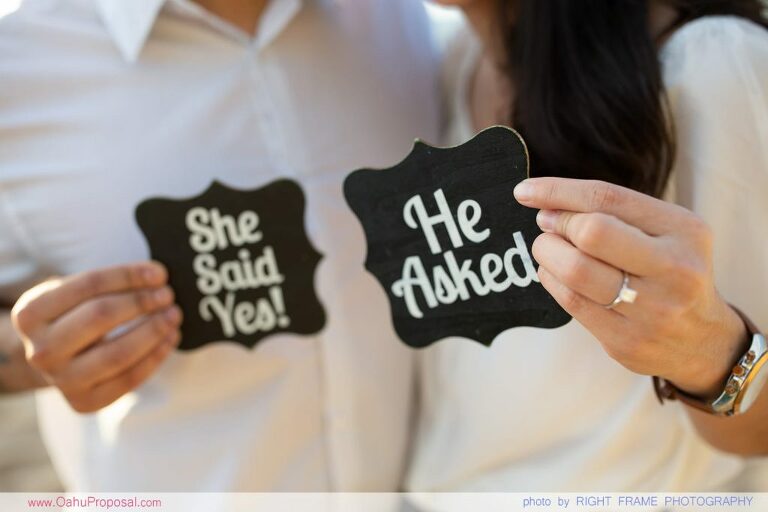 Surprise Beach Proposal at Ko'Olina