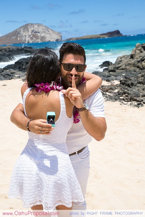 Hawaii Marriage Proposal at Makapu'u Beach