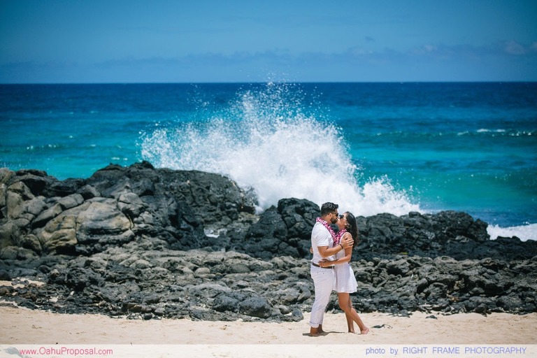Hawaii Marriage Proposal at Makapu'u Beach