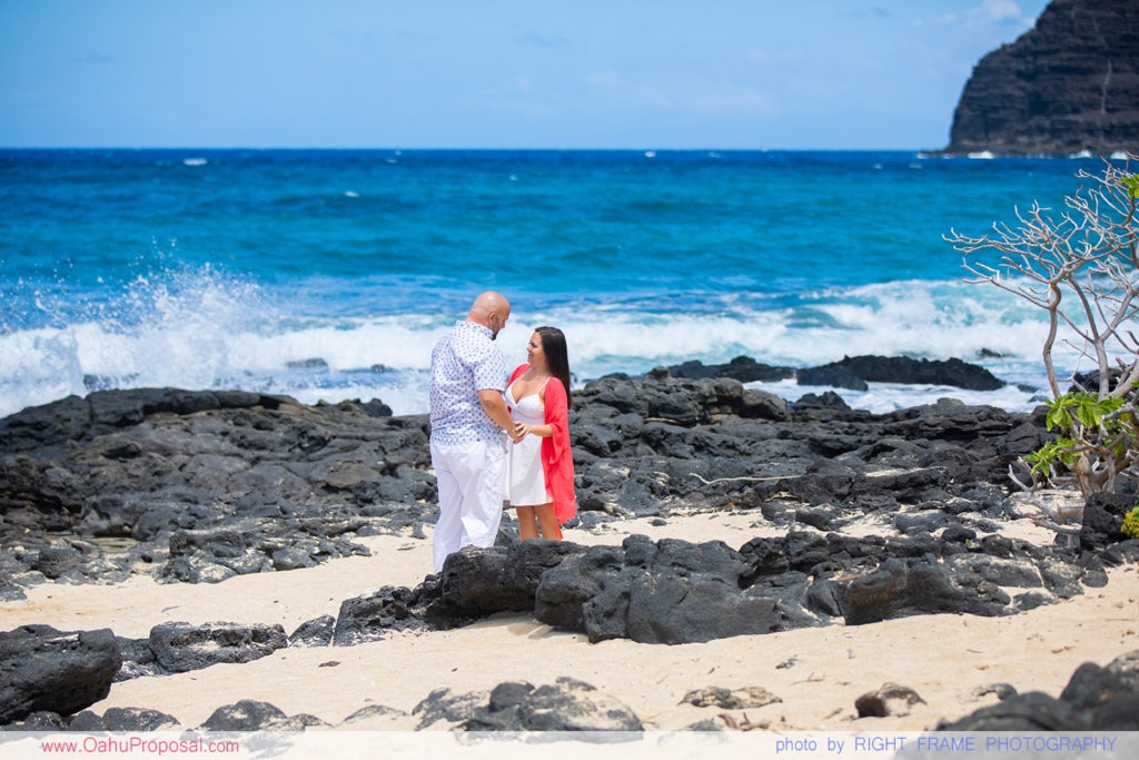 Private Oahu Beach Proposal - Makapu'u Beach, Hawaii