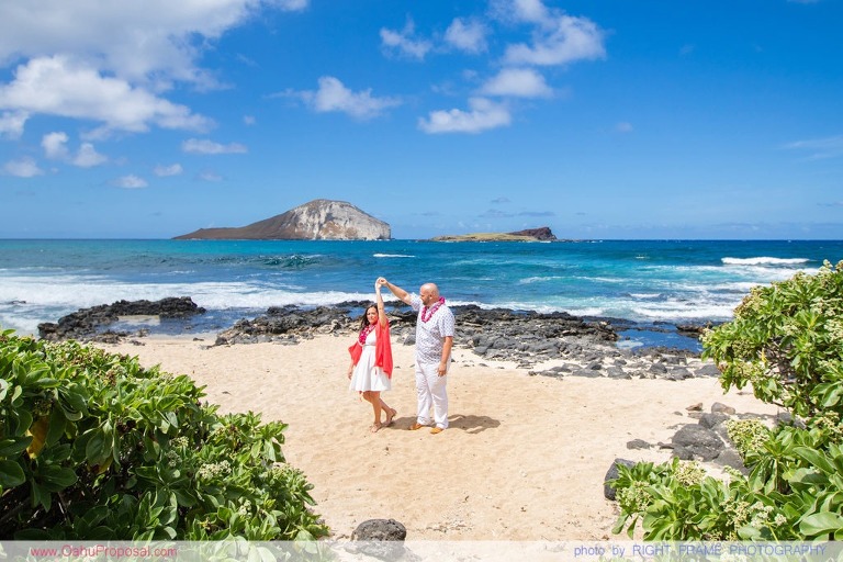 Private Oahu Beach Proposal Makapuu Beach Hawaii