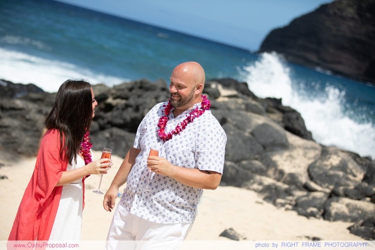 Private Oahu Beach Proposal Makapuu Beach Hawaii