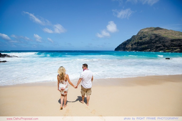 A Last Minute Surprise Proposal in Oahu Hawaii