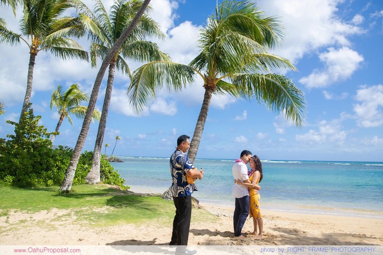 private photographer for proposal oahu hawaii