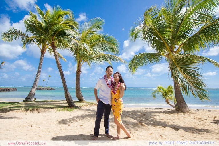 private photographer for proposal oahu hawaii