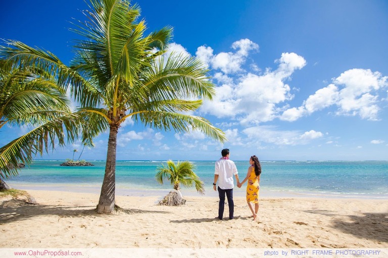private photographer for proposal oahu hawaii