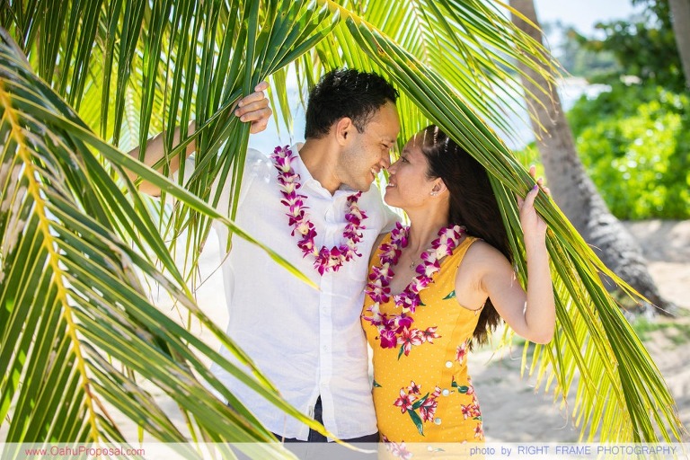 private photographer for proposal oahu hawaii