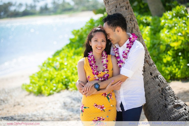 private photographer for proposal oahu hawaii