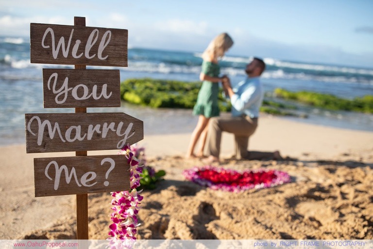 A Last Minute Magical Proposal on the North Shore of Oahu