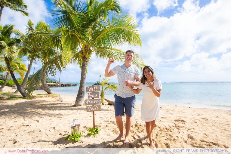 Destination Beach Proposal at Waialae Beach Park Oahu