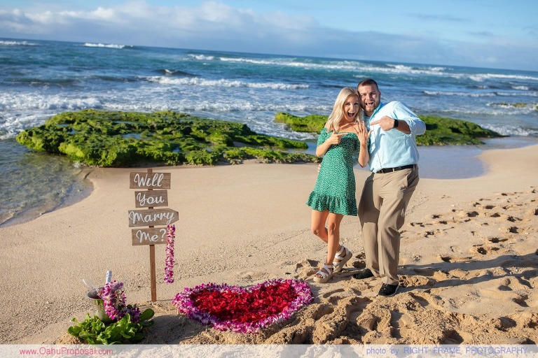 A Last Minute Magical Proposal on the North Shore of Oahu