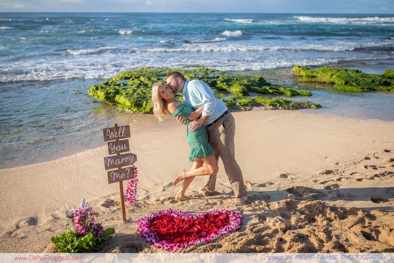 A Last Minute Magical Proposal on the North Shore of Oahu