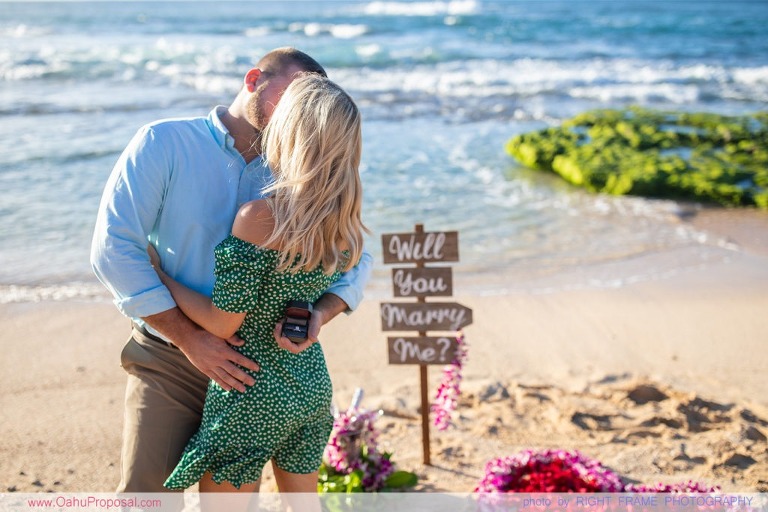 A Last Minute Magical Proposal on the North Shore of Oahu