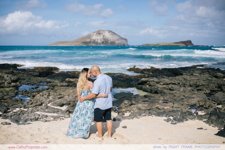 Surprise Proposal at Makapuu Beach Oahu
