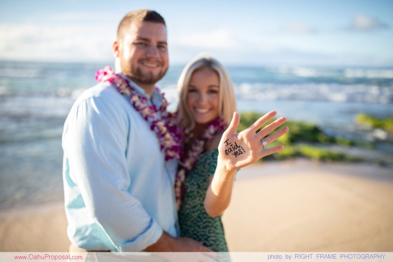 A Last Minute Magical Proposal on the North Shore of Oahu
