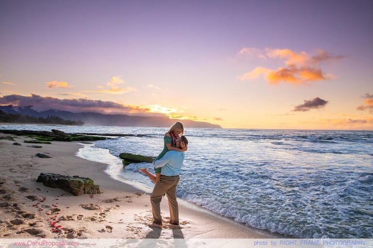 A Last Minute Magical Proposal on the North Shore of Oahu