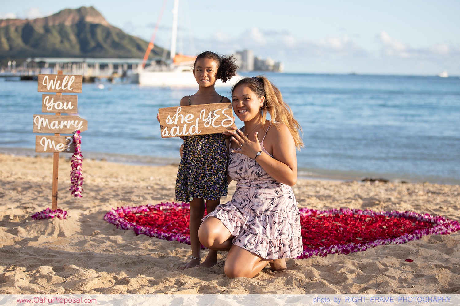 Oahu Proposal Photography at Waikiki Beach, Hawaii | Hawaii Proposal ...