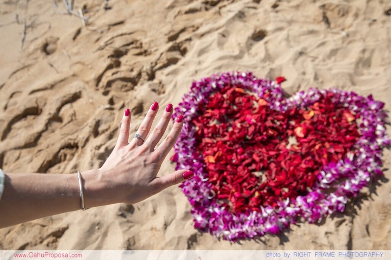 Honolulu Proposal Photography Waialae Beach Park Kahala Beach Oahu
