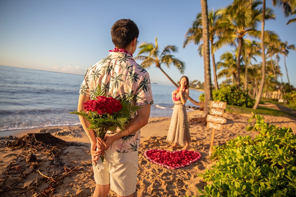 Oahu Proposal Hawaii Photographer Planner Sunrise Kahala Beach Ideas