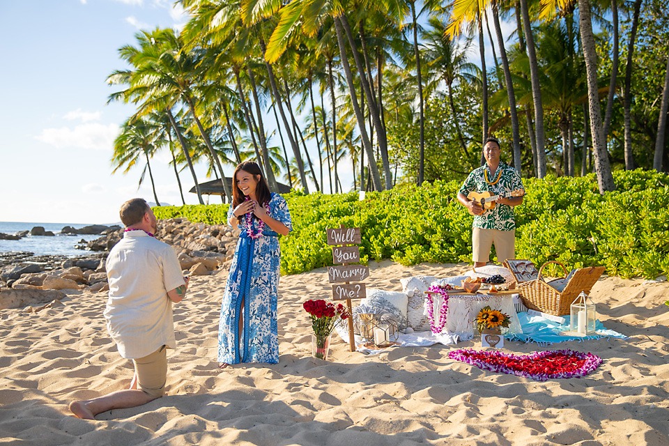 Oahu Picnic Proposal Hawaii Photographer Planner Ideas Secret Beach